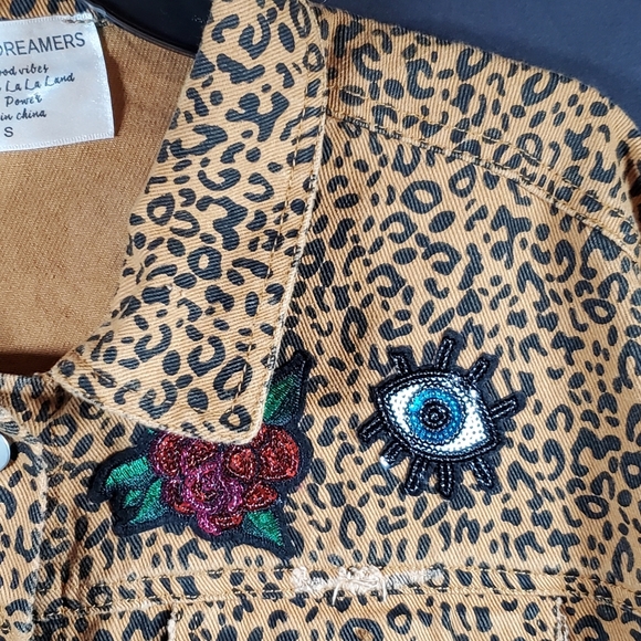 80's La La Land Cropped Denim Jacket - Picture 5 of 9